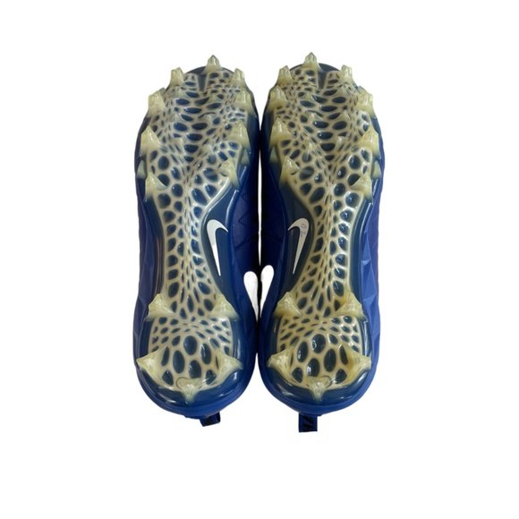 Nike Alpha Pro Mid-Football Cleats Size 15 Blue & Black NEW without Box - Picture 2 of 8